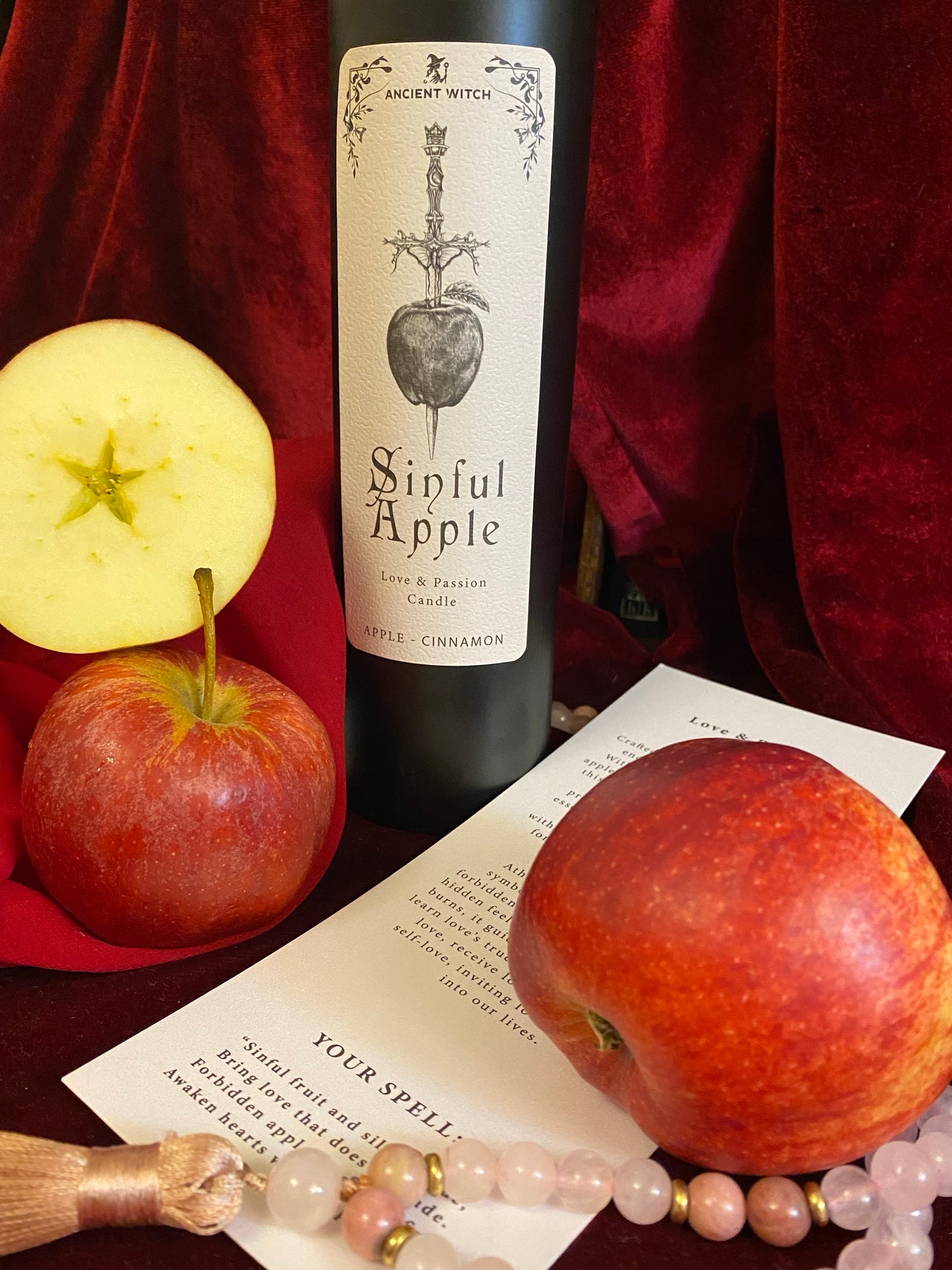 Ancient Witch Ritual Candles - Sinful Apple